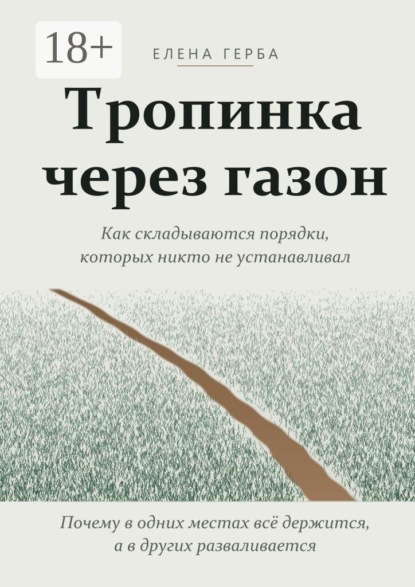 Скачать книгу Тропинка через газон. Как складываются порядки, которых никто не устанавливал