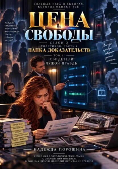 Скачать книгу ЦЕНА СВОБОДЫ. СЕЗОН 2. Толстиков. Часть 4. Папка доказательств. Том 11. Свидетели чужой правды