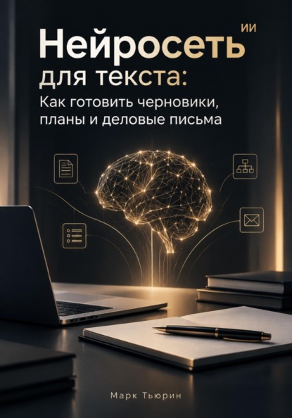 Скачать книгу Нейросеть для текста: Как готовить черновики, планы и деловые письма