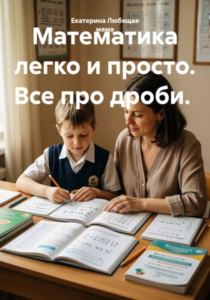 Скачать книгу Математика легко и просто. Все про дроби.