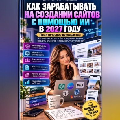 Скачать книгу Как зарабатывать на создании сайтов с помощью ИИ в 2027 году