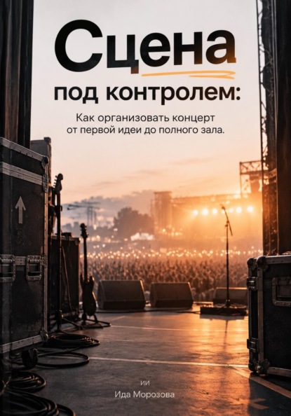 Скачать книгу Сцена под контролем: Как организовать концерт от первой идеи до полного зала