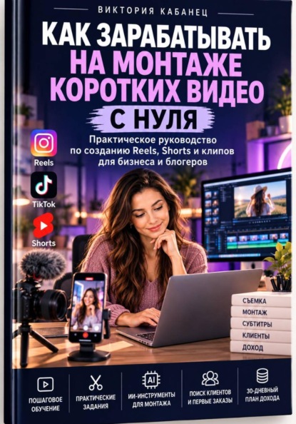 Скачать книгу Как зарабатывать на монтаже коротких видео с нуля