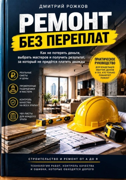 Скачать книгу Ремонт без переплат. Полное руководство Как организовать ремонт, контролировать расходы и не переделывать работу