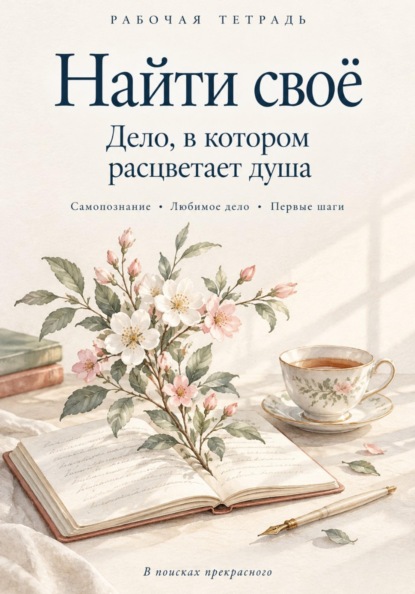 Скачать книгу Найти своё дело, в котором расцветает душа. Рабочая тетрадь