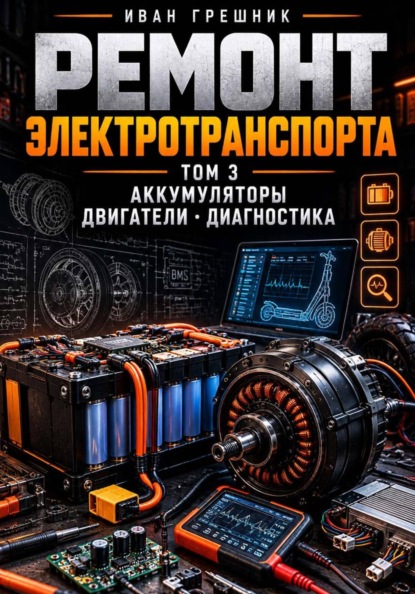 Скачать книгу Ремонт электротранспорта. Том 3: Аккумуляторы, двигатели и диагностика