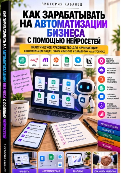 Скачать книгу Как зарабатывать на автоматизации бизнеса с помощью нейросетей