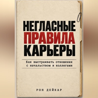 Скачать книгу Негласные правила карьеры. Как выстраивать отношения с начальством и коллегами