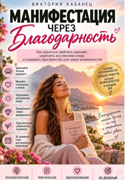 Скачать книгу Манифестация через благодарность