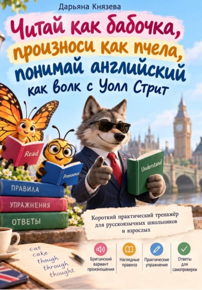 Скачать книгу Читай как бабочка, произноси как пчела, понимай английский как волк с Уолл Стрит