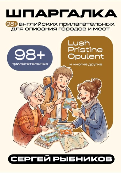 Скачать книгу 98+ английских прилагательных для описания городов и мест. Шпаргалка.