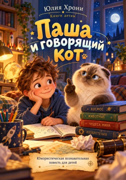 Скачать книгу Юлия Хрони. Книги детям. Паша и говорящий кот. Детская книга о дружбе и приключениях