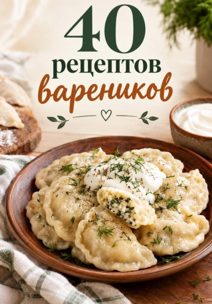 Скачать книгу 40 рецептов вареников