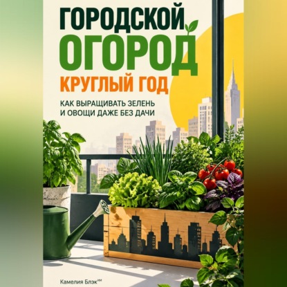 Скачать книгу Городской огород круглый год: Как выращивать зелень и овощи даже без дачи