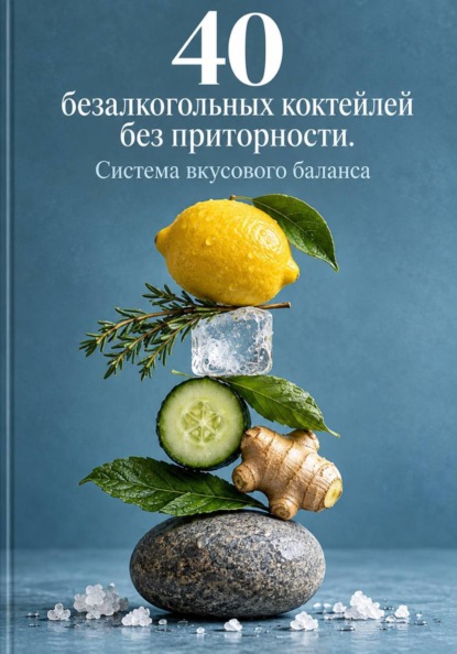 Скачать книгу 40 безалкогольных коктейлей без приторности. Система вкусового баланса
