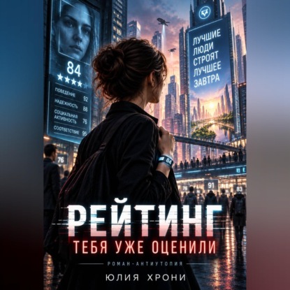 Скачать книгу Юлия Хрони. «Рейтинг. Тебя уже оценили. Роман-антиутопия о мире, где цифры решают, кто ты»