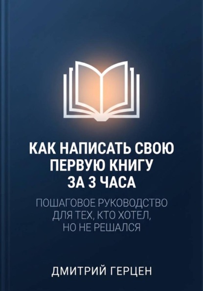 Как написать свою первую книгу за три часа
