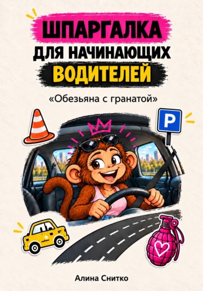 Скачать книгу Шпаргалка для начинающих водителей «Обезьяна с гранатой»