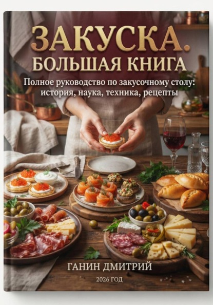 Скачать книгу ЗАКУСКА. БОЛЬШАЯ КНИГА: Полное руководство по закусочному столу: история, наука, техника, рецепты