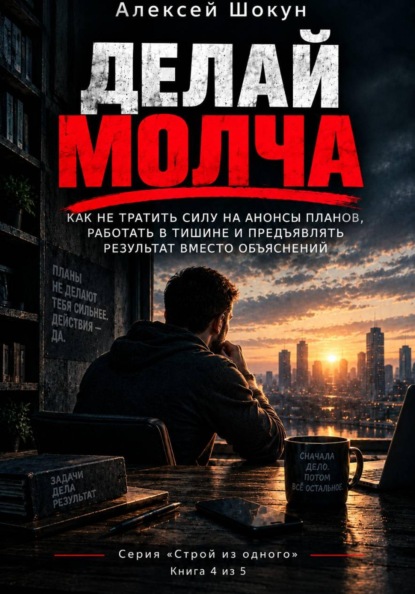 Скачать книгу Делай молча: Как не тратить силу на анонсы планов, работать в тишине и предъявлять результат вместо объяснений