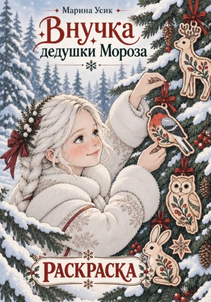 Скачать книгу Раскраска. Внучка дедушки Мороза
