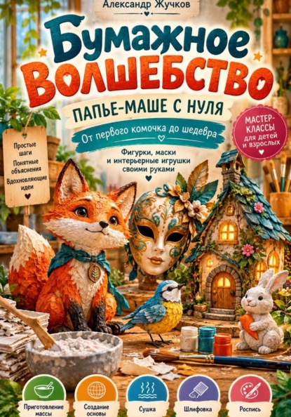 Скачать книгу Бумажное волшебство: папье-маше с нуля