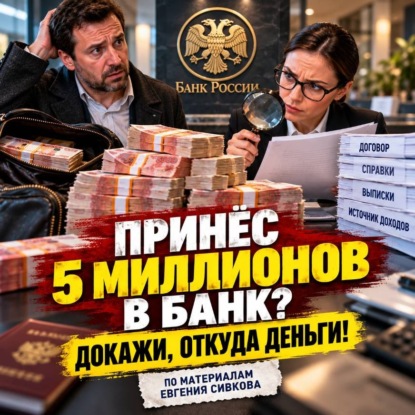 Принёс 5 миллионов в банк? Докажи, откуда деньги! Новые правила контроля наличных
