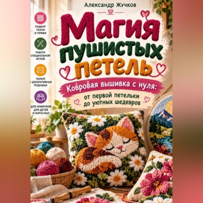 Магия пушистых петель. Ковровая вышивка с нуля: от первой петельки до уютных шедевров.