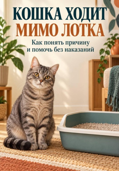 Кошка ходит мимо лотка