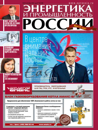 Скачать книгу Энергетика и промышленность России №18 2015
