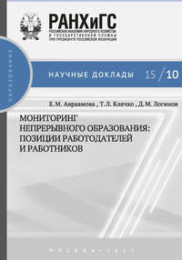 Мониторинг непрерывного профессионального образования. Позиции работодателей и работников