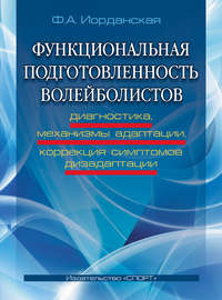 Функциональная подготовленность волейболистов. Диагностика, механизмы адаптации, коррекция симптомов дизаптации