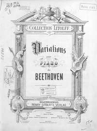 Variations pour piano de Beethoven