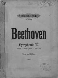 Symphonie 6 fur pianoforte und violine