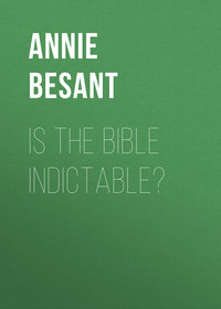 Is the Bible Indictable?