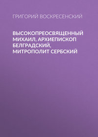 Высокопреосвященный Михаил, архиепископ Белградский, митрополит Сербский