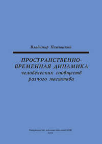 Пространственно-временная динамика человеческих сообществ разного масштаба