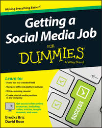 Getting a Social Media Job For Dummies