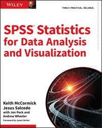 SPSS Statistics for Data Analysis and Visualization