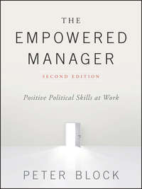The Empowered Manager. Positive Political Skills at Work
