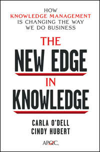 The New Edge in Knowledge. How Knowledge Management Is Changing the Way We Do Business