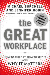 The Great Workplace. How to Build It, How to Keep It, and Why It Matters