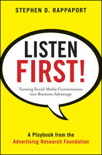 Listen First!. Turning Social Media Conversations Into Business Advantage