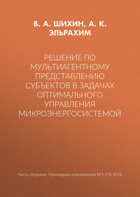 Решение по мультиагентному представлению субъектов в задачах оптимального управления микроэнергосистемой