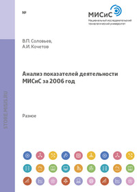 Анализ показателей деятельности МИСиС за 2006 год