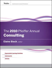 The 2010 Pfeiffer Annual. Consulting