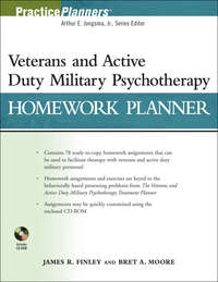 Veterans and Active Duty Military Psychotherapy Homework Planner