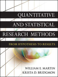 Quantitative and Statistical Research Methods. From Hypothesis to Results