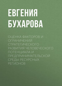 Оценка факторов и ограничений стратегического развития человеческого потенциала и предпринимательской среды ресурсных регионов