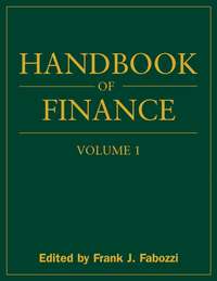 Handbook of Finance, Financial Markets and Instruments